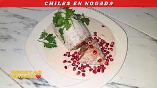✳Chiles en nogada receta original de puebla