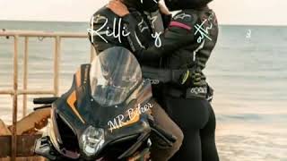 andru kadhal panniyadhu song😘|Tamil whatsapp status| love bike couple song |MR.Biker edits