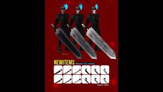 New items details / weapon items for zepeto cosplay