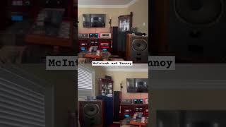 McIntosh And Big Loudspeaker The Tannoy #speakers #bohemianrhapsody #blowthisaccountup #vintagesound