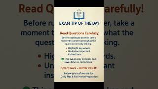 Exam Tip For Good Marks #shorts #ytshorts #shortvideo