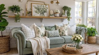 Charming Green Cottage | Vintage Farmhouse Inspiration with a Fresh, Unboring Touch