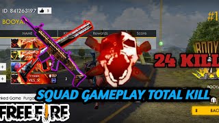 THATS CALLED TEAM WORK // TOTAL 24 KILLS FREE FIRE FULL GAMEPLAY // GAMING WITH SAHIL