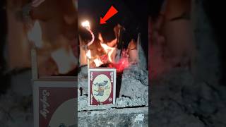 😱simple home experiment maachis ki teli chipka Gaye #experiment #shorts