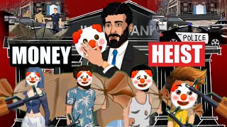Money Heist Parody | Hindi Kahani | Funny Story|Autodraft Ai |@Rutiktoons-yt