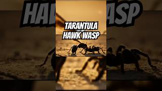 🕷️ Imagine being paralyzed but fully conscious Tarantula Hawk Wasp #facts #weirdnature