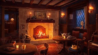 Cozy Jazz on a Rainy Night at the Sleepy Owl Inn