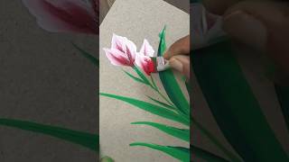 #paintingvideo #floraart #creativeart learn easy way to paint flowers 💐