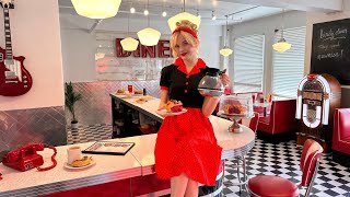 ASMR 1950's Diner Roleplay ❤️‍🔥🍔🎙️ (Immersive POV Experience)