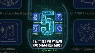 "5 AI Tools Every Game Developer Should Know"#gamingtips #gamedevelopment #games #game #aitools