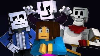 "Way Deeper Down" | Undertale Animated Minecraft Music Video [Song by The Stupendium]
