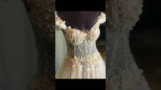 You asked to show the bride who was wearing this Custom made haute couture dress #dressmaker #sewing