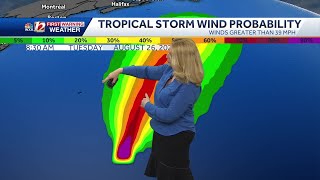 Tropical Storm Fernand in the Atlantic and Invest 99-L in the Caribbean, August 23 Update