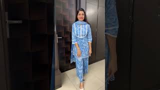 3 piece kurta set from meesh9 #fashion #indianfashionbrand #diyfashion #meesho #fashionhacks