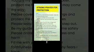 Strong Prayer for Protection #trendingshorts #viral #prayerforprotection