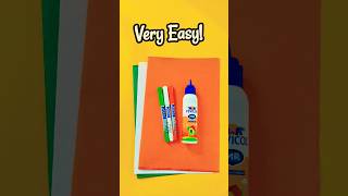 Independence day craft 🇮🇳❤️  tricolour wrist band making at home/ tricolour crafts #shorts