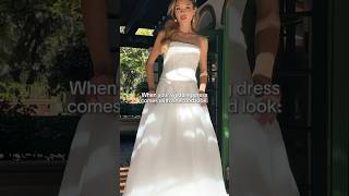 1 着のウェディング ドレスで 2 つの素敵なルックスを演出! #shorts #weddingdress #weddingdressinspo