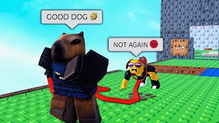 犬の散歩 ROBLOX 面白い瞬間 (2人用 Obby)