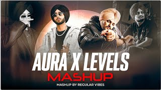 Aura X Levels - Remix | Shubh X Sidhu Moose Wala | Regular Vibes | Latest Punjabi Mashup 2025