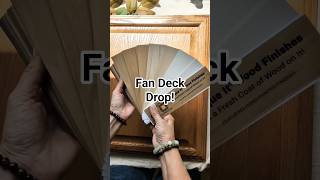 The NEW Retique It Fan Deck is here 🍂 Match your cabinets & furniture with real wood finishes!