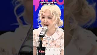 ROSÉ talks about how proud she's about her album in Z100 NY#Rosé #Rosie #nyc #ROSIEbyROSÉ #apt #fyp