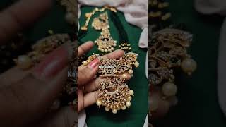Green beads haram colour available comment down for the price #kasvi #beadsjewellery #chaandbaaliyan