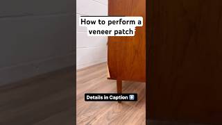 How to veneer patch #furniturerestoration #furnitureflip #furniture #furniturerefinishing #dresser