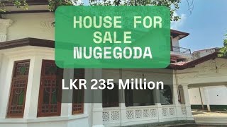 SALE | Luxury Colonial-Style Furnished House in Nugegoda | 5BR | 8,200 Sq.ft | LKR 235 Million