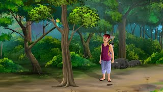 जंगल का बिचित्र पेड़ और जादुई तोता | Hindi Story | Hindi Kahaniya | Moral Stories | cartoon story