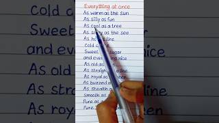 Everything at once の歌詞 - Lenka #歌詞 #ショートパンツ #ショートパンツフィード #音楽 #トレンド