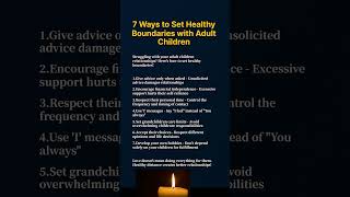 Stop Being a Doormat! Set Boundaries With Your Adult Kids #inyour60s #healthandwellnessforseniors