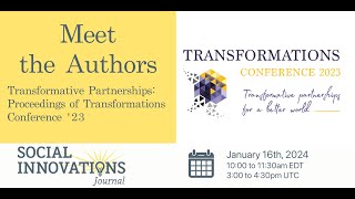 Meet the Authors: Transformative Partnerships Proceedings of Transformations Conference '23