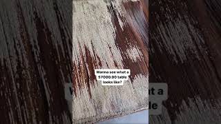 Wanna see us refinish a $7000 table? #refinishedfurniture #midcenturymodern