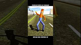 Franklin Dance As Tubeman 🕺🏻 | Indian Bike Driving 3D 🤯 | #shorts #gamingshorts #ibd3d