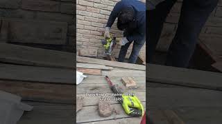 Contractor was ready to cut through our joists. DIY saves more than money 😅 #womenwhodiy #hiltitool