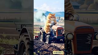 THE CAT FARMER🧑🏻‍🌾🚜🌾 #viralvideo #shorts #youtubeshorts #ai #ytshorts #cat #shortvideo #youtube