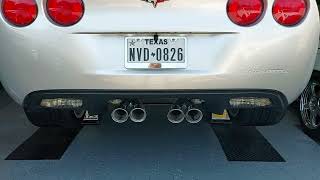 2012 Corvette Grand Sport cold start with SLP Loudmouth ll exhaust.