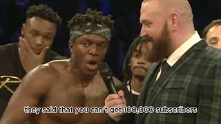 From Struggle to Triumph: KSI Inspiring speech after fight with  Joe Weller.