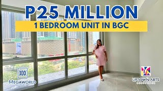 P25 Million - 1 Bedroom Condo in BGC | UptownArts Residence (Actual Unit Tour) ✨🏙️