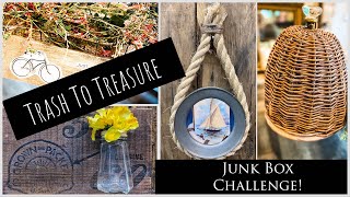 Junk Box Challenge #8, Trash to Treasure