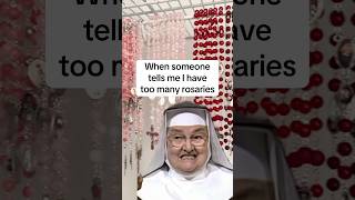 Mind ya business 🧐 #rosary #catholic #catholicfaith #catholicprayer #motherangelica
