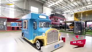 POLLY refined version non motorized food stand video show