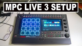 AKAI MPC LIVE 3 セットアップ - 登録、ソフトウェアのダウンロード、インストールの手順