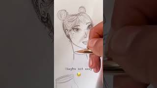 Practice makes better 😌 #art #drawing #sketch #sketchbook #artist