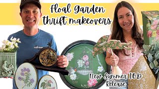 Floral Cottage Home Decor on a budget - Thrifted Cottage Decor Makeovers Iron Orchid Design