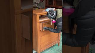 やすりがけなしで家具を修復（300ドル稼ぎました）#furnituremakeover #diy #furnitureflip