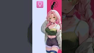 Demon slayer girls become stylish #anime #animieeditz #demonslayer #editing
