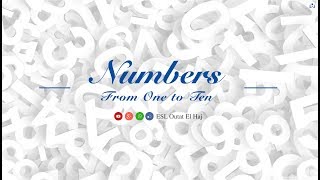 LESSON #2 NUMBERS IN ENGLISH 1 TO 10