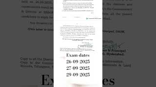assessment exam dates