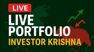🔴LIVE Stock Market Portfolio | My Investments (9:15AM - 3:30PM) #StockMarketLive
